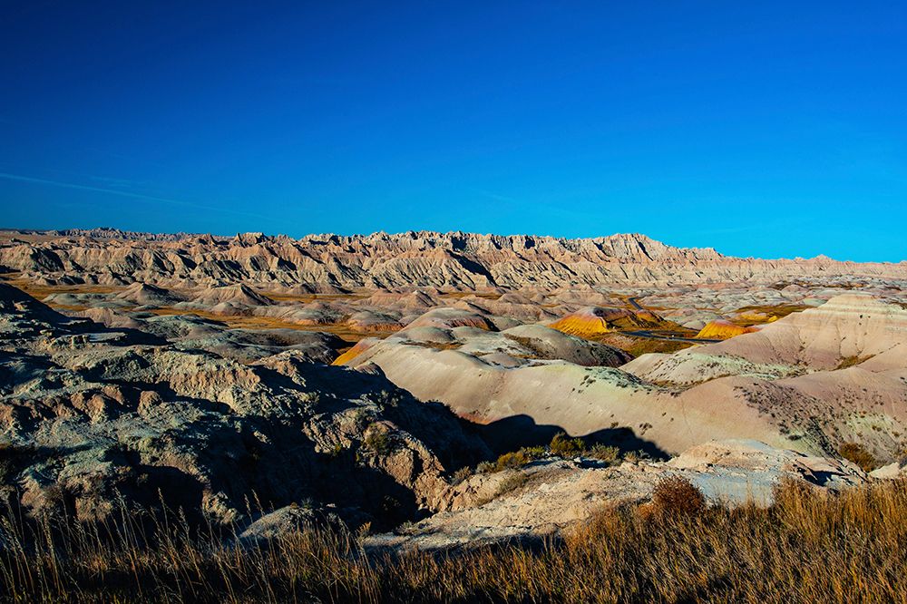 USA, South Dakota, Wall, Badlands National Park, Burns Basin Overlook